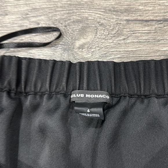 • Club Monaco • Sophiya Off The Shoulder Blouse Top Black 6 Women’s - Picture 5 of 6